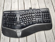 Usado, Teclado ergonômico natural Microsoft 4000 V1.0 USB com fio KU-0462 comprar usado  Enviando para Brazil