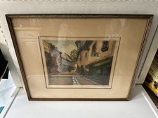 Vintage color etching for sale  Weymouth