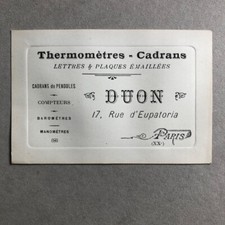 Duon fabricant thermomètres d'occasion  Paris I