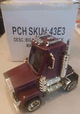 BIG RIG VERMELHO E CROMADO SEMI CAMINHÃO DESPERTADOR VINTAGE - NOVO NA CAIXA DE ENVIO ORIGINAL, usado comprar usado  Enviando para Brazil