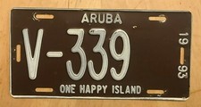 1993 aruba license for sale  USA