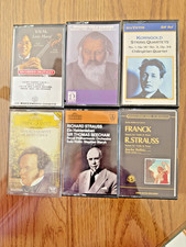 Lot of 6 cassette tapes featuring Stringed Instruments: Cello, Violin, Viola segunda mano  Embacar hacia Mexico
