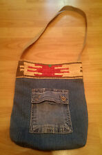 Jeanstasche upcycling handarbe gebraucht kaufen  Berlin