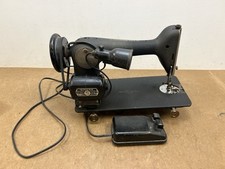 Máquina de costura vintage Singer MODELO 66 motor luz antiga cabeça preta 1952 COMO ESTÁ, usado comprar usado  Enviando para Brazil