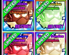Bubble Gum Simulator Infinity Any 1 Of The 4 Sundae Champions - + Animais de estimação grátis💯, usado comprar usado  Enviando para Brazil