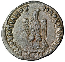 Usado, Septimius Severus AE28 "Águia, coroa de flores no bico" Markianopolis extremamente fino comprar usado Usado, Septimius Severus AE28 "Águia, coroa de flores no bico" Markianopolis extremamente fino comprar usado  Enviando para Brazil