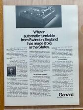 Garrard plattenspieler swindon gebraucht kaufen  Aßlar