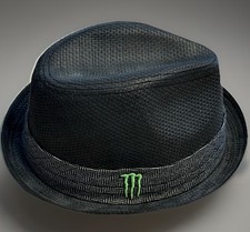 Chapéu Fedora Monster Energy New Era 7 7/8 + Adesivo Monster Energy*50 comprar usado  Enviando para Brazil