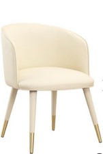Cream velvet dining for sale  GLASGOW