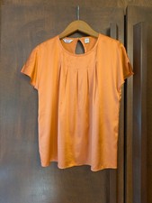 Blusa de seda laranja pinguim munsingwear original nova sem etiquetas M média comprar usado  Enviando para Brazil