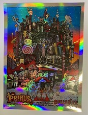 PRIMUS DALLAS TX 2014 WELKER FOIL PÔSTER ORIGINAL SERIGRAFIA CONCERTO WILLY WONKA, usado comprar usado PRIMUS DALLAS TX 2014 WELKER FOIL PÔSTER ORIGINAL SERIGRAFIA CONCERTO WILLY WONKA, usado comprar usado  Enviando para Brazil
