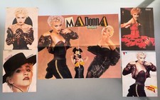 LOTE DE 5 PEQUENOS PÔSTERES GREGOS DE MADONNA ANOS 80, LA ISLA BONITA comprar usado  Enviando para Brazil