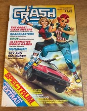 Crash magazine august for sale  SWINDON