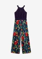 Neckholder jumpsuit dunkelblau gebraucht kaufen  Deutschland