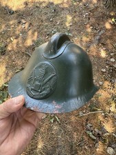 Casque vintage pompier d'occasion  Saint-Marcel