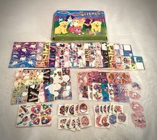 Caixa de Adesivos e Adesivos Vintage Anos 90 Lisa Frank - Cães e Gatos comprar usado  Enviando para Brazil