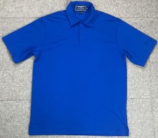 Usado, Camisa polo esportiva Ralph Lauren vintage masculina azul manga curta tamanho médio comprar usado  Enviando para Brazil
