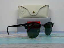 Óculos de sol Ray-Ban RB3016 W preto/prata Club-Master tamanho 51-21-145 3N. comprar usado  Enviando para Brazil