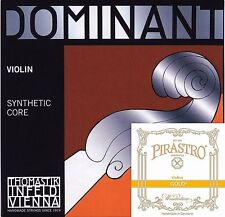 Conjunto de Cordas de Violino Dominant 4/4 Tamanho 135B A,D,G com Etiqueta Dourada E Extremidade de Bola* *NOVO* * comprar usado  Enviando para Brazil
