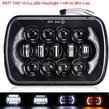 Usado, Farol de LED 5x7" 7x6 Hi/Lo DRL feixe para Ford E-100 E-150 E-250 E-350 Econoline comprar usado  Enviando para Brazil
