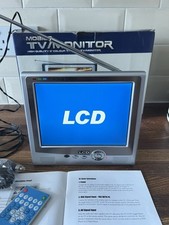 Monitor de TV colorido móvel 8” tela LCD controle remoto caravana carro 12 volts ou 240 comprar usado  Enviando para Brazil