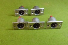 Plugue de parede/montagem no chassi/preço XLR 3 pinos macho para cada conector, usado comprar usado  Enviando para Brazil