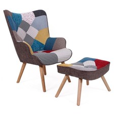 Fauteuil scandinave pouf d'occasion  Mouans-Sartoux