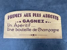 Ancienne pancarte jeu d'occasion  Avesnes-le-Comte