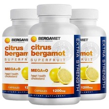 BergaMet Citrus Bergamota - Suporte ao Colesterol, Antioxidantes, Coração, Cardiovascular comprar usado  Enviando para Brazil