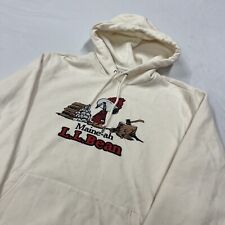 Moletom com capuz LL Bean Peanuts masculino tamanho médio creme Snoopy Maine-ah caminhada comprar usado  Enviando para Brazil