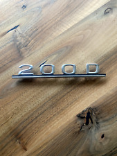 Mercedes typenschild 200d gebraucht kaufen  Kummerfeld