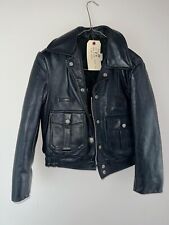 Jaqueta de Couro Feminina Kale Vintage Chicago PD Tamanho 10 Azul comprar usado  Enviando para Brazil