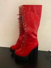 Kunstleder latex kniehohe gebraucht kaufen  Marl