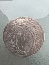 Scudo argento pio usato  Zignago