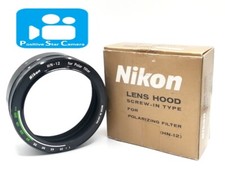 [Sin usar] Parasol Nikon HN-12 HN12 atornillado para filtro polarizador de JAPÓN segunda mano  Embacar hacia Mexico