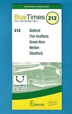 Warwickshire bus timetable for sale  BIRMINGHAM