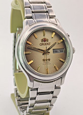 Relógio Vintage Cristal Oriente Japão Pulseira Automática Data Dia 21 Joias Masculino comprar usado  Enviando para Brazil