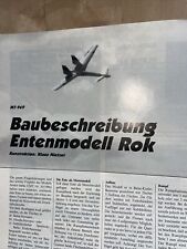 Bauplan segelflugzeug entenmod gebraucht kaufen  Gunzenhausen