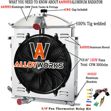Row aluminum radiator for sale  Fontana