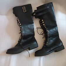 Schnürstiefel schwarz größe gebraucht kaufen  Berlin
