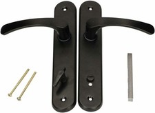 Klamka aluminiowa do drzwi KOTARBAU 90mm czarna  na sprzedaż  PL