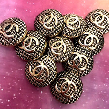 Vintage chanel buttons for sale  NEWCASTLE UPON TYNE