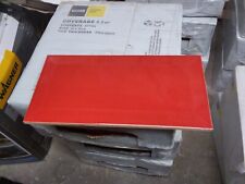 Red beveled subway for sale  HUDDERSFIELD