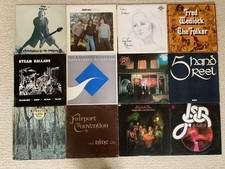 JOB LOT 12 UK 1st issue 1970s FOLK LPs Psych FAIRPORT WOODS JSD Island Village comprar usado  Enviando para Brazil