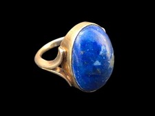 Lapis lazuli 9ct for sale  LONDON