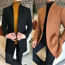 Jaqueta masculina terno longo blazer mistura de lã casaco de inverno grosso quente sob medida smoking comprar usado  Enviando para Brazil