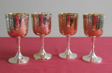 silver wine goblets for sale  MONTGOMERY