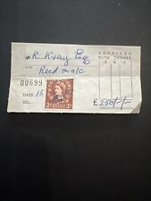 Reg kray receipt for sale  ROCHESTER