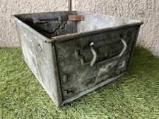 Galvanised tote bin for sale  DIDCOT