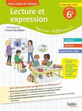 Cahier francais lecture d'occasion  France
